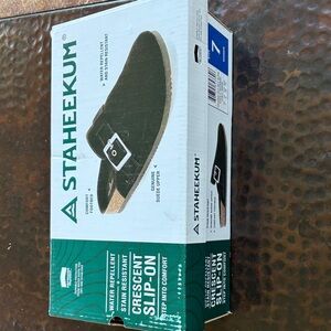 Staheekum Black Crescent Slip-On Shoes